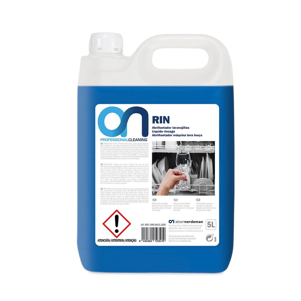 Detergente Abrilhantador Secante Rin
